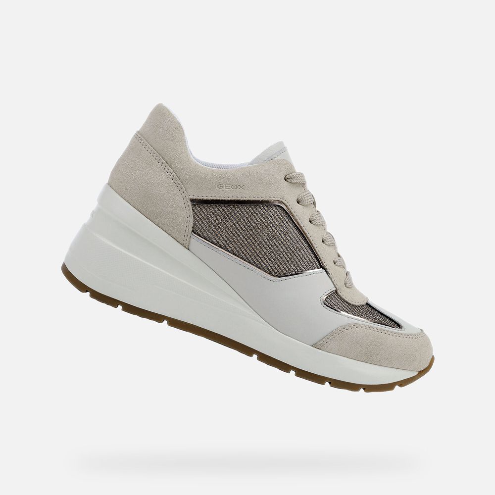 Geox Bayan Spor Ayakkabı Gri - Zosma - INK-963781